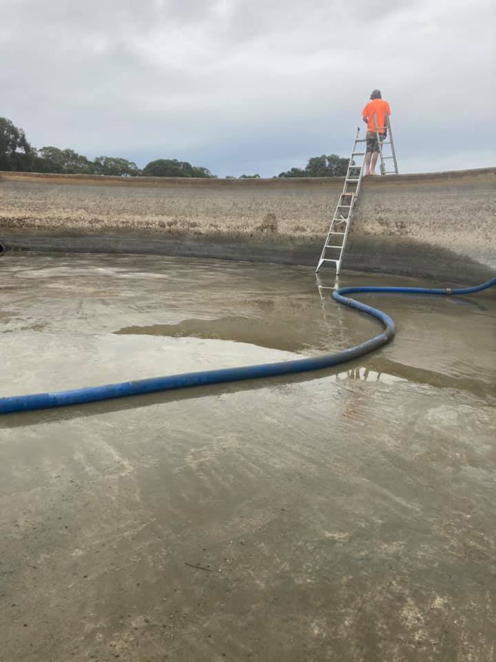 irrigation tank cleaning